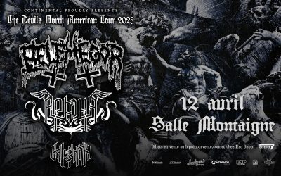 Belphegor//Arkona//Vale of Pnath @ Salle Montaigne, Québec – 12 avril 2025