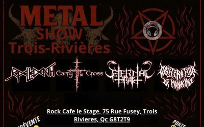 Distorsion Metal Show à Trois-Rivières @ Rock Café le Stage – 27 septembre 2025