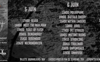 Retour complet: Gaspesian Metal Fest 2026 @ Matane – 5 au 7 juin 2026