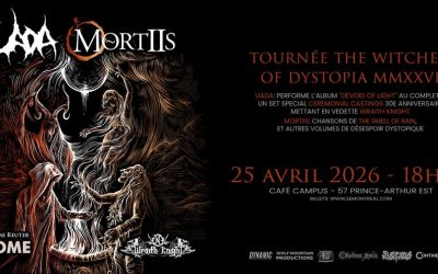 UADA//Mortiis//Rome//Wraith Knight @ Café Campus, Montréal – 25 avril 2026