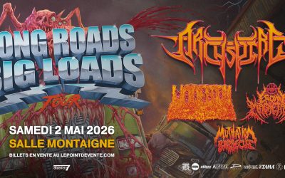 Archspire//Undeath//Crown Magnetar//Mutilation Barbecue @ Salle Montaigne, Québec – 2 mai 2026