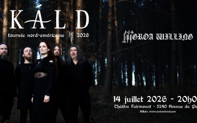 SKÁLD//GRÓA WILLING @ Théâtre Fairmount, Montréal – 14 juillet 2026