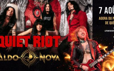 Quiet Riot et Aldo Nova @ Agora du Port de Québec – 7 août 2026