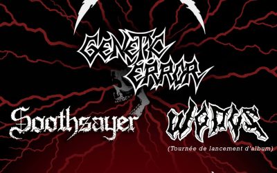 DBC//Genetic Error//Soothsayer//Wodos @ Le Nord-Ouest, Trois-Rivières – 2 octobre 2026
